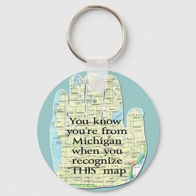 Michigan Nyckelrings Nyckelring (Framsida)