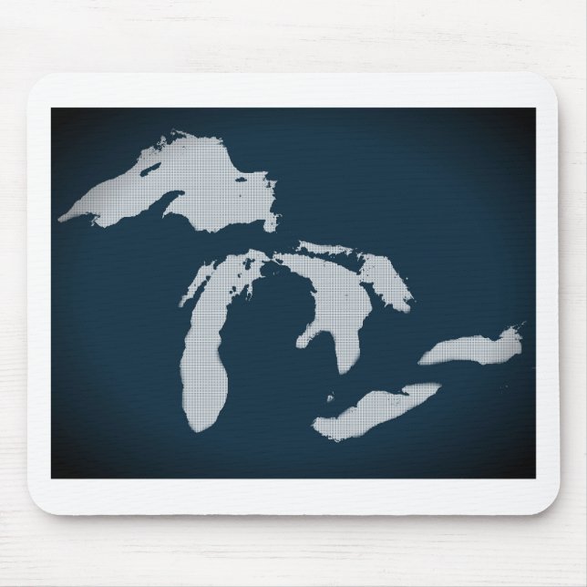 Michigan och Greaten Lakes Musmatta (Framsidan)