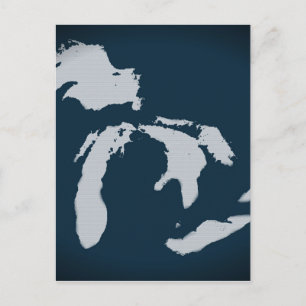 Michigan och Greaten Lakes Vykort