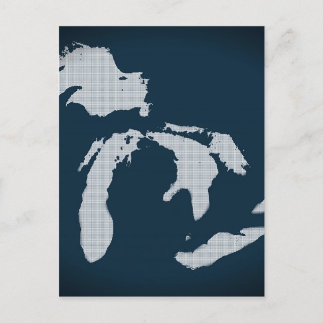 Michigan och Greaten Lakes Vykort (Framsida)