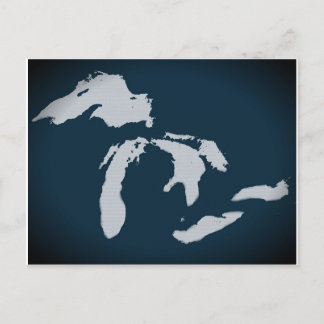 Michigan och Underbar Sjöar Vykort