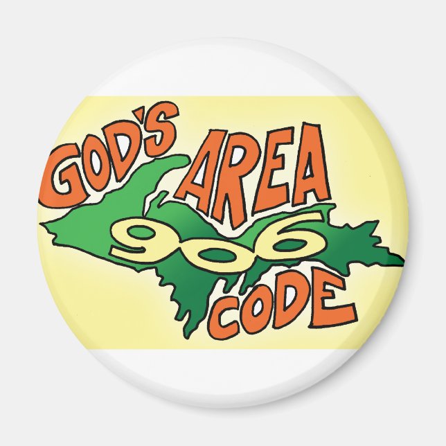 MICHIGAN/ÖVRE PENINSULA-GIFTS MAGNET (Framsidan)