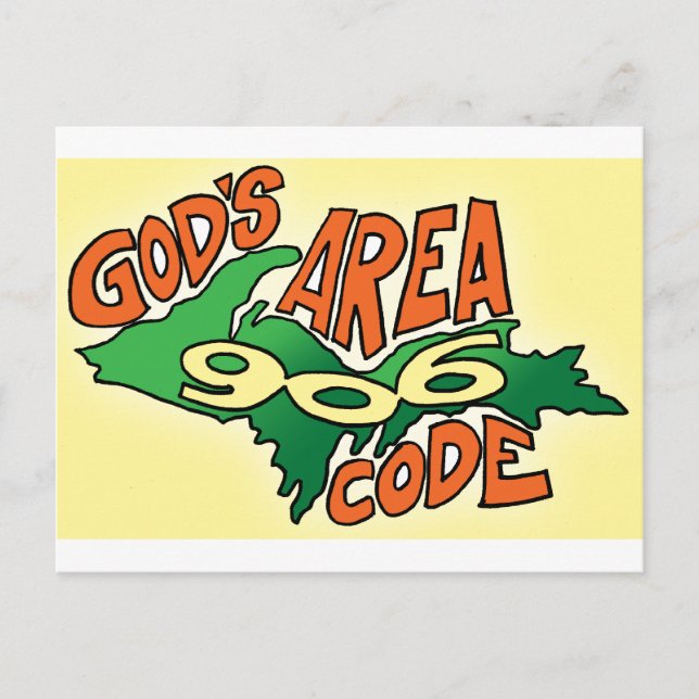 MICHIGAN/ÖVRE PENINSULA-GIFTS VYKORT (Framsida)