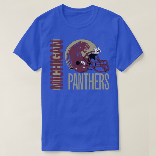 Michigan Panthers Throwback T Shirt (Design framsida)