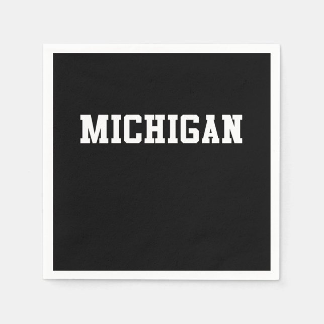 Michigan Pappersservett (Framsidan)