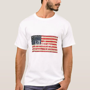 Michigan Patriot American Flagga Heart Veteran Day T Shirt