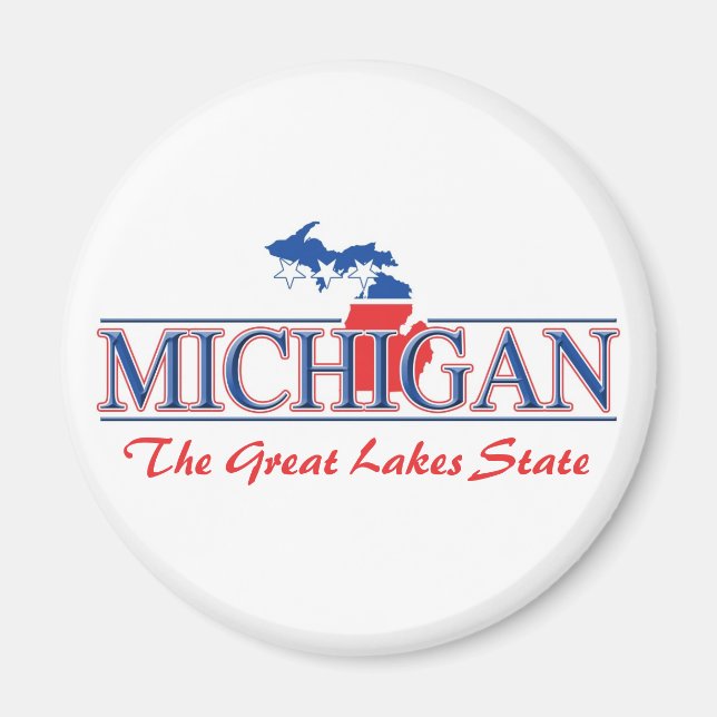 Michigan Patriotic Magnets Magnet (Framsidan)