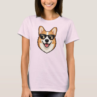 Michigan Pembroke Welsh Corgi i solglasögon T Shirt