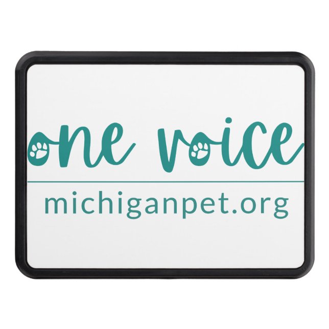 Michigan Pet Alliance One Voice Hitch Cover Dragkroksskydd (Framsidan)