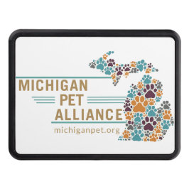 Michigan Pet Alliance Tass avtryck Hitch Cover Dragkroksskydd
