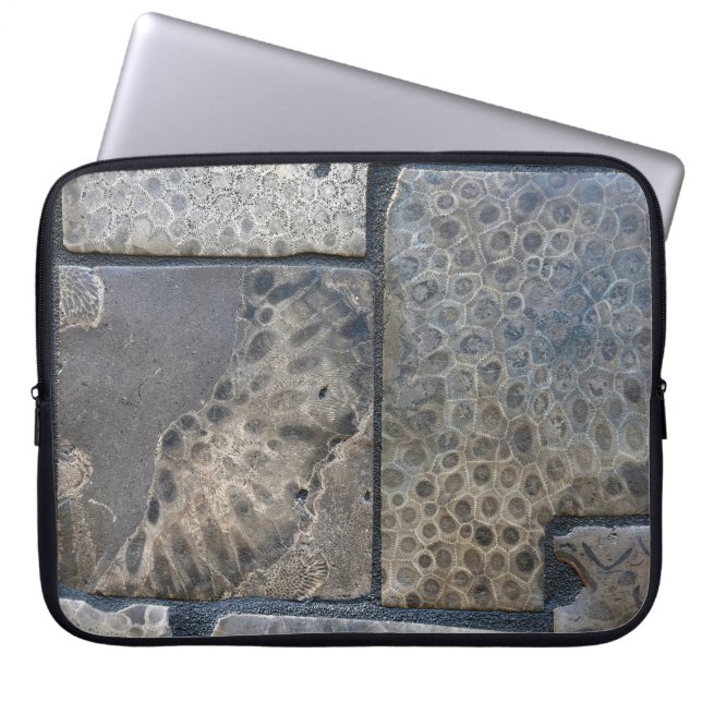 Michigan Petoskey Stone Design Laptop Fodral (Framsidan)