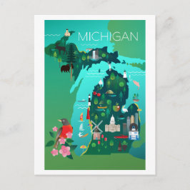 Michigan Postcard Vykort