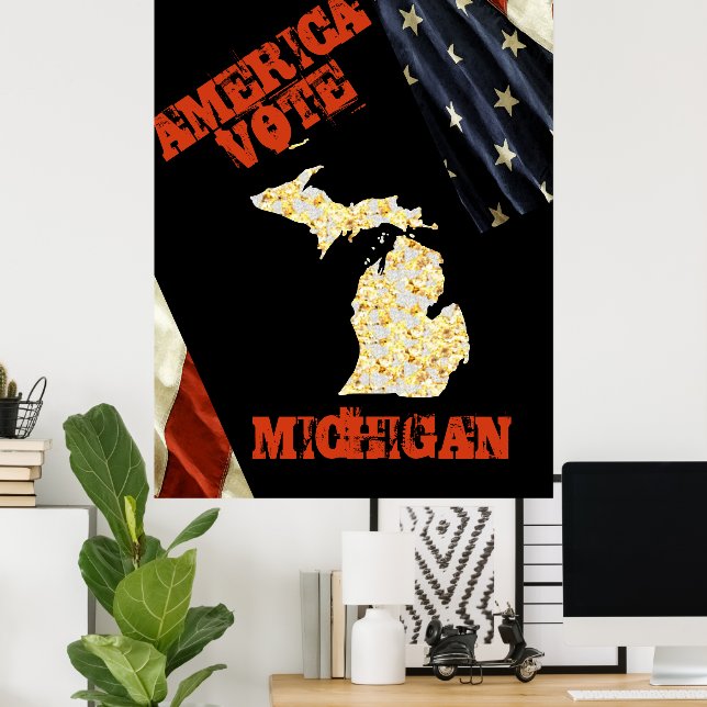 MICHIGAN  POSTER (Hemmakontoret)
