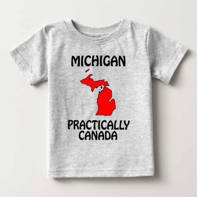Michigan - praktiskt taget Kanada T-shirt (Framsida)