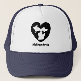 Michigan Pride Heart Keps