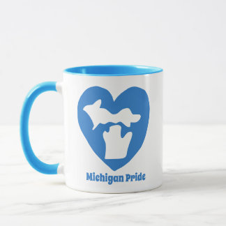 Michigan Pride Hjärta Mugg