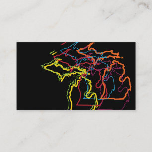 michigan-pride oskärpa visitkort