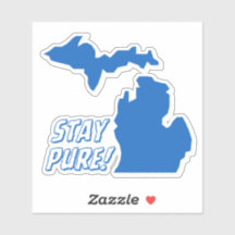 Michigan - Pure Michigan = Stanna Pure Sticker