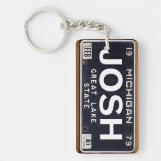 Michigan registreringsskyltKeychain anpassningsbar