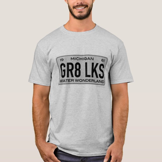 Michigan registreringsskyltskjorta 1961 tee (Framsida)