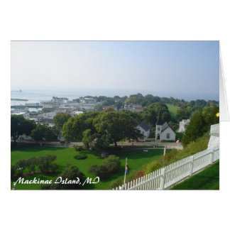 michigan_resa 084, Mackinac Island, MI Hälsningskort