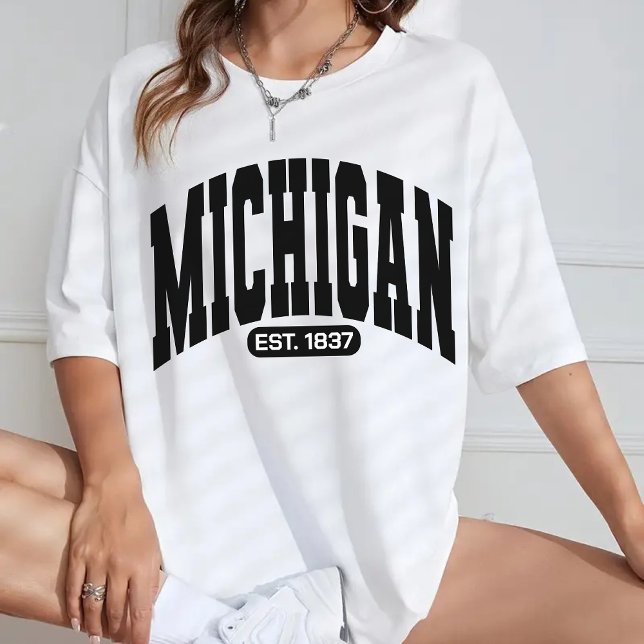 Michigan Retro Shirt for Travel Souvenir & Student T Shirt (Michigan shirt, vintage Michigan shirt, Michigan state shirt, Michigan pride, Michigan Game Day,)