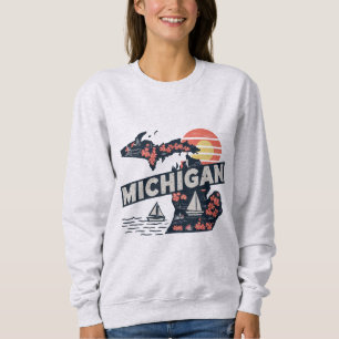 Michigan Retro Silhouette T Shirt