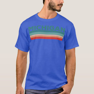 Michigan Retro Vintage 70s 80s-design T Shirt