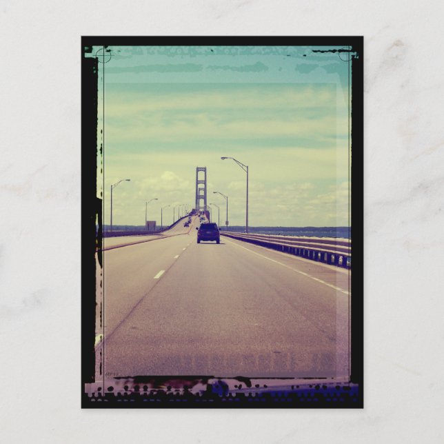 Michigan Road Resa Vykort (Framsida)