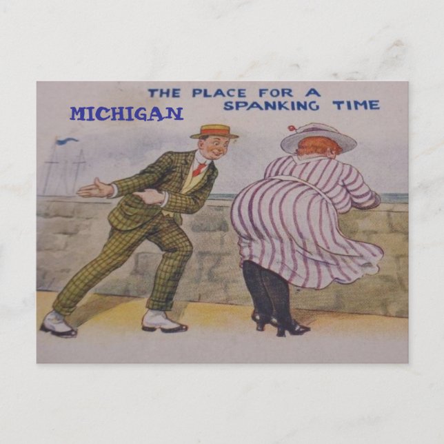 MICHIGAN ROlig VYKORT (Framsida)