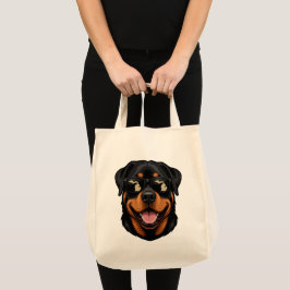 Michigan Rottweiler som bär solglasögon Tygkasse