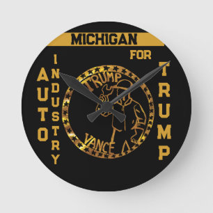 MICHIGAN RUND KLOCKA