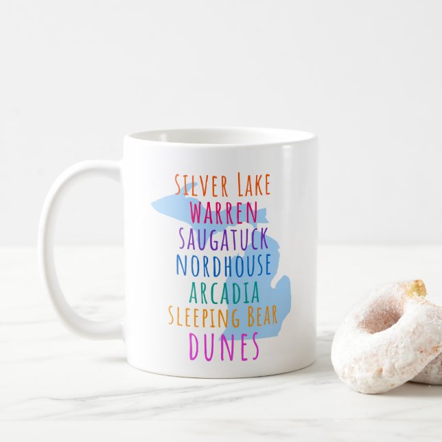 Michigan Sand Dunes Mitten State Coffee Mug Kaffemugg (Med munk)