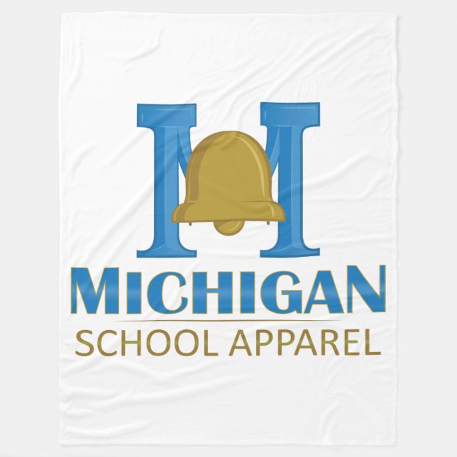 Michigan School Apparel Fleecefilt (Framsidan)