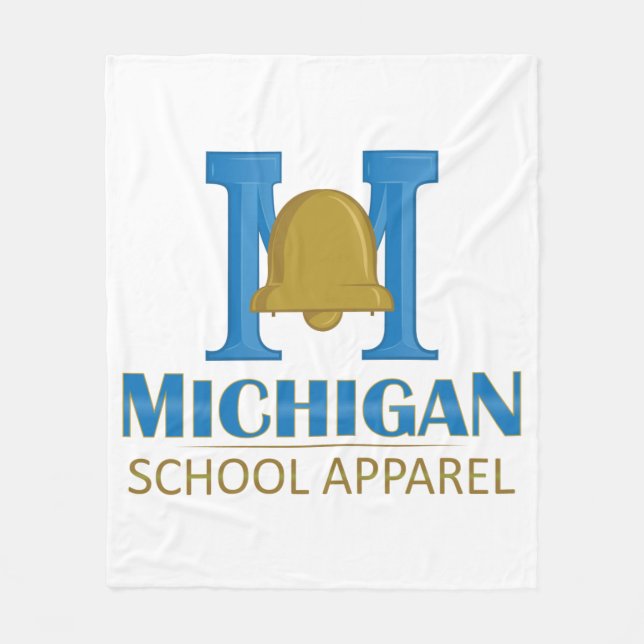 Michigan School Apparel Fleecefilt (Framsidan)