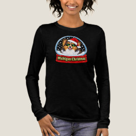Michigan Sheltie Julsolglasögon T Shirt