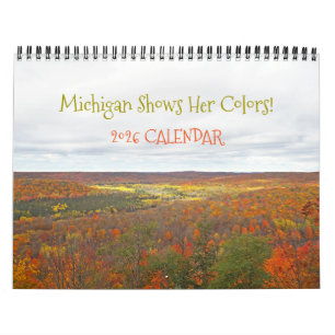 "MICHIGAN SHOWS HER HÖST FÄRGER" 2026 KALENDER