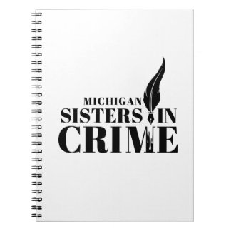 Michigan Sisters i Crime notebook eller journal Anteckningsbok