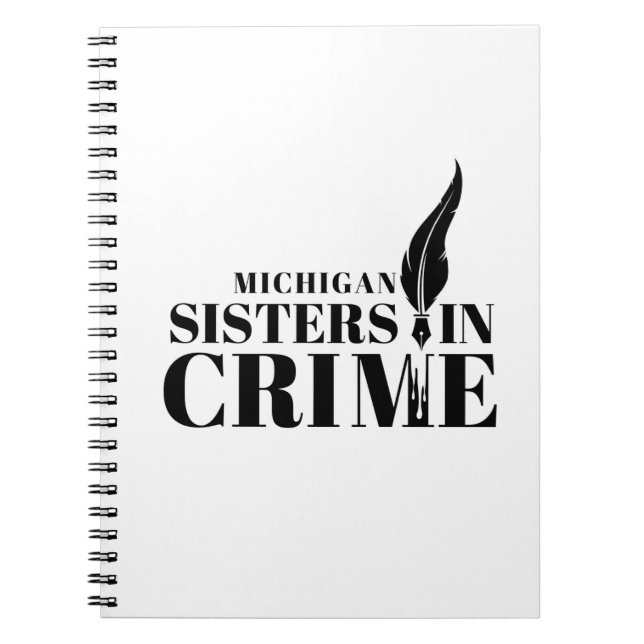 Michigan Sisters i Crime notebook eller journal Anteckningsbok (Framsidan)