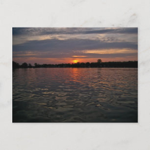 Michigan Sjö Sunset Vykort