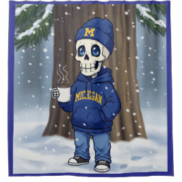 Michigan Skeleton i Blue