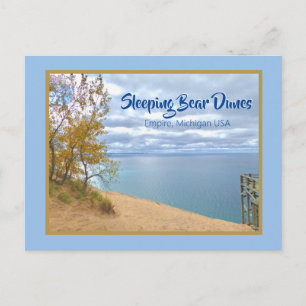 Michigan/Sleeping Bear Dunes Nat. Park/SJÖUTSIKT Vykort