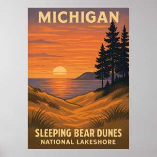 Michigan Sleeping Bear Dunes National Lakeshore 02 Poster
