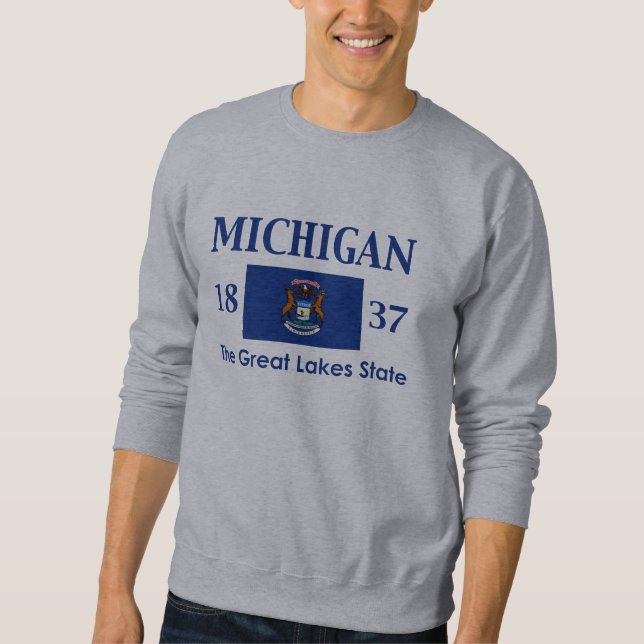 Michigan smeknamn lång ärmad tröja (Framsida)