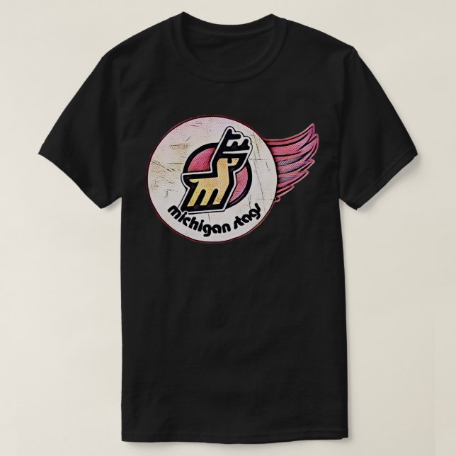 Michigan Stags Hockey T Shirt (Design framsida)