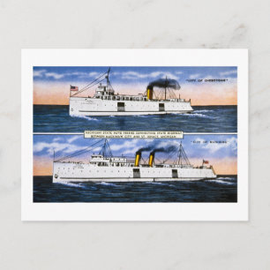 Michigan State Auto Ferries Vykort