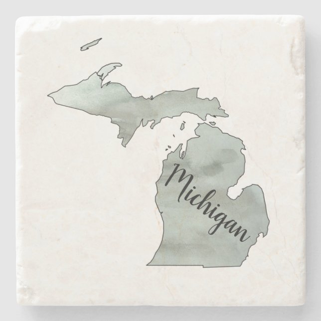 Michigan State Illustration Stenunderlägg (Framsidan)