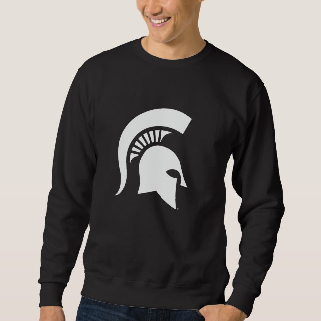 Michigan State MSU Spartans Traditionell Lång Ärmad Tröja (Framsida)