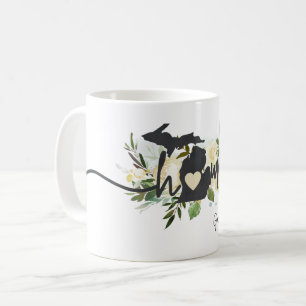 Michigan State Personlig din hemstad Rustic Kaffemugg
