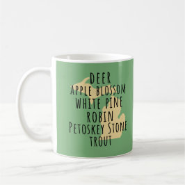 Michigan State Symboler Kaffe Mugg